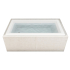 1675*400*750mm Gloss White Viva Anti Slippery Island Bath