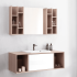 1200*540*400mm Wall Hung Northern Alder Woodgrain Vanity With Cosy 60 Basin Cabinet Only