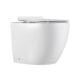 Floor Pan Rimless Flushing Toilet Matte White Size: 540x365x400mm P-trap: 180mm Roughing -in