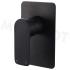 Black Shower/Bath Wall Mixer Tap